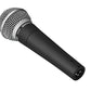 Shure SM58-LC Cardioid Dynamic Vocal Microphone with Pneumatic Shock Mount, Spherical Mesh Grille with Built-in Pop Filter, A25D Mic Clip, Storage Bag, 3-pin XLR Connector