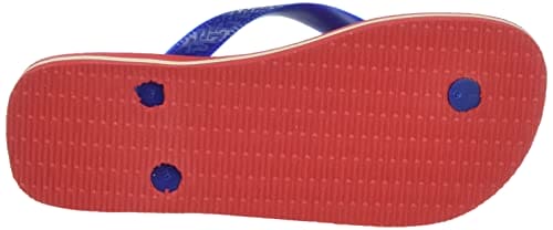 Havaianas, Unisex Adults, Brasil Logo, Flip Flop, Ruby Red/Ruby Red, 4.5/5 UK