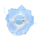 Topkids Accessories Rose Flower Hair Clip Hairband Brooch Safety Pin Hairpin Floral Corsage Fascinator Hair Band Aligator Beak Grip for Women & Girls Wedding Prom Party Special Occasion (Light Blue)