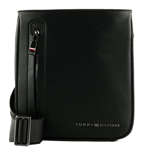 Tommy Hilfiger TH Modern PU Mini Crossover Bag Black, black, One size