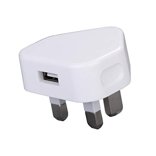 USB Wall Charger Plug 5V 1A USB Plug Adapter Compatible for iPhone 6S 6 7 8 Plus 4 4S 5 5C SE,iPad Mini/Air,AirPods,iPod,Samsung/smart watch/Sony