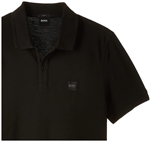 BOSS Men's Prime Polo Shirt, Black (Black 1), Large