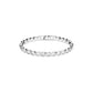 Swarovski Women's Tennis Bracelet, Crystals, Rhodium Plated, White, Medium