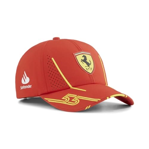 PUMA Scuderia Ferrari 2024 Carlos Sainz Cap Burnt Red One Size Fits Most