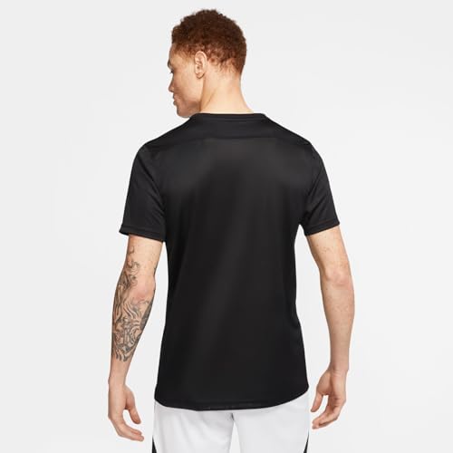 NIKE Mens Dri-fit Park 7 Jby T-Shirt, Black/White, L EU