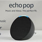 Echo Pop (Newest gen) | Full sound compact Wi-Fi and Bluetooth smart speaker with Alexa | Charcoal