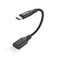 TRANLIKS USB C to Lightning Female Adapters 60W PD Fast Charging and Data Transfer for 15/15 Pro/15 Plus/15 Pro Max-BLACK