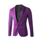 Warehouse Deals Clearance Returns Men's Suits & Blazers Smart Casual Slim Fit Summer Suit Mens Lightweight Suit Solid Casual Cardigan Jacket Tops for Work Office Business Wedding Party Purple