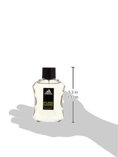 adidas Pure Game Eau De Toilette Spray for Men, 3.3 fl oz