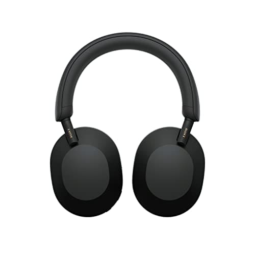 Sony WH-1000XM5 The Best Wireless Noise Canceling Headphones with Auto Noise Canceling Optimizer, Crystal Clear Hands-Free Calling, and Alexa Voice Control, Black