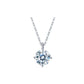 Springlight Moissanite Necklace 1CT Moissanite Diamond Pendant Necklace, D Color, VVS1 Clarity, 925 Sterling Silver Jewelry Gifts for Women, Birthday Gifts for Her, Wedding Gifts.