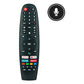 VINABTY New Remote Control Replacement fit for TECH Smart TV 43UA20V3 for JVC RM-C3408E Smart TV Remote Controller