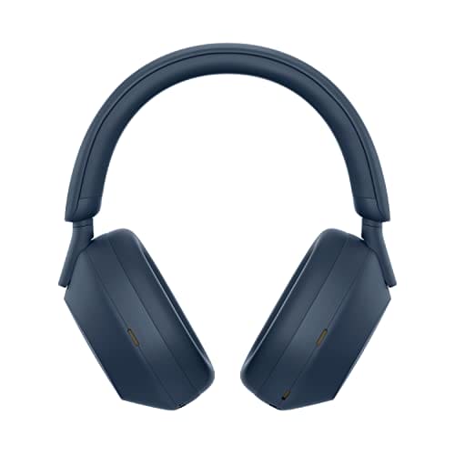 Sony WH-1000XM5 The Best Wireless Noise Canceling Headphones with Auto Noise Canceling Optimizer, Crystal Clear Hands-Free Calling, and Alexa Voice Control, Midnight Blue