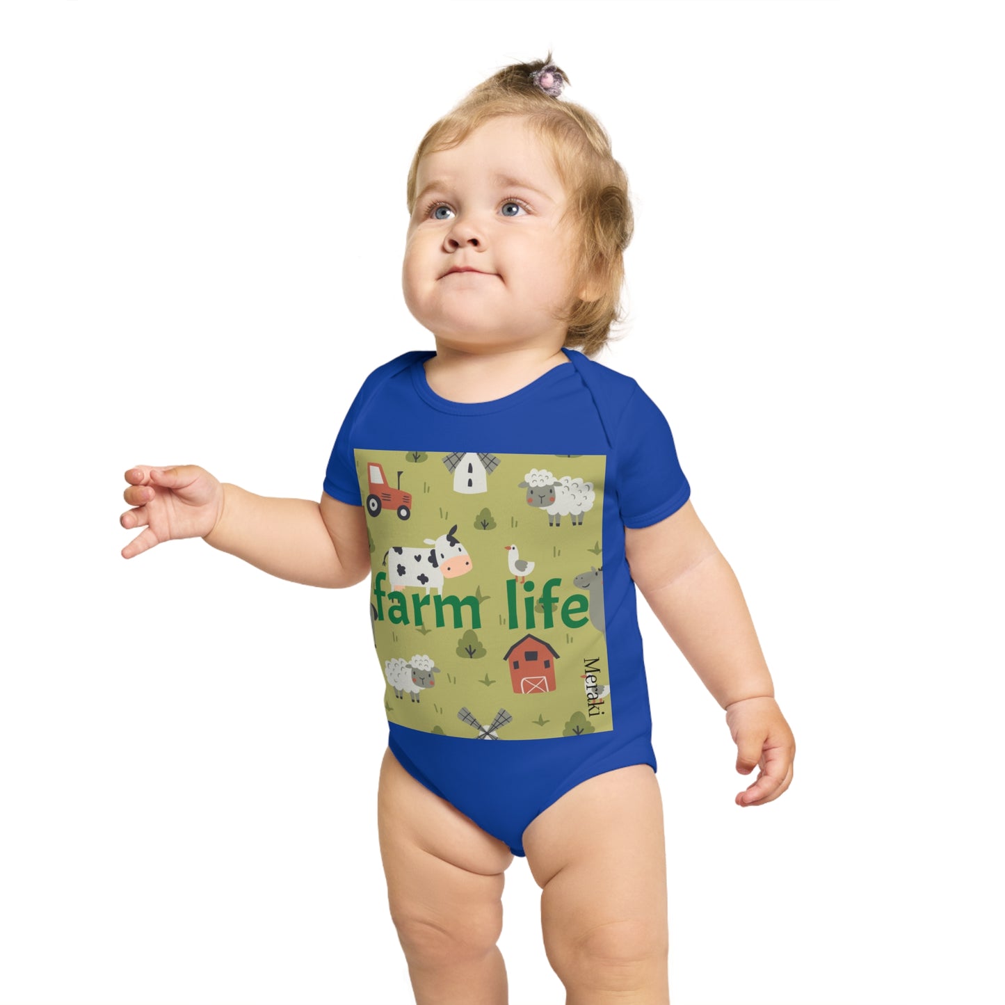 Short Sleeve Baby Bodysuit