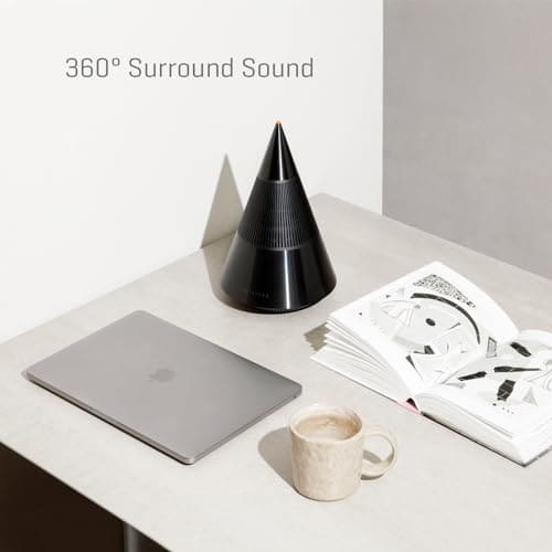 trettitre TreSound Mini - Bluetooth Speaker with 360° Surround Sound, All-Metal Body with 10 Hours Playtime, TWS Interconnection Technology (Carbon Black)