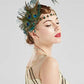 Coucoland 1920s Flapper Headband (Peacock)(Size: One Size)