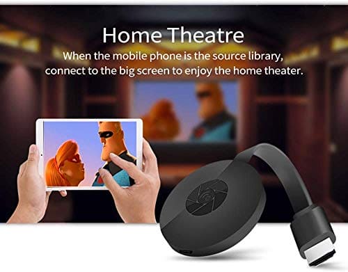 WiFi Display Dongle, Wireless HDMI Display Adapter, 1080P Portable TV Receiver Airplay Dongle Mirroring Screen from Phone to Big Screen, Compatible with Android/IOS/Windows/Mac/PC