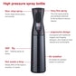 ZHIYE Hair Spray Bottle, Continuous Water Mister Bottle Empty, Aerosol Fine Mist Curly for Taming in Morning, Hairstyling, Plants, Pets, Cleaning-5.4oz/160ml (Black)