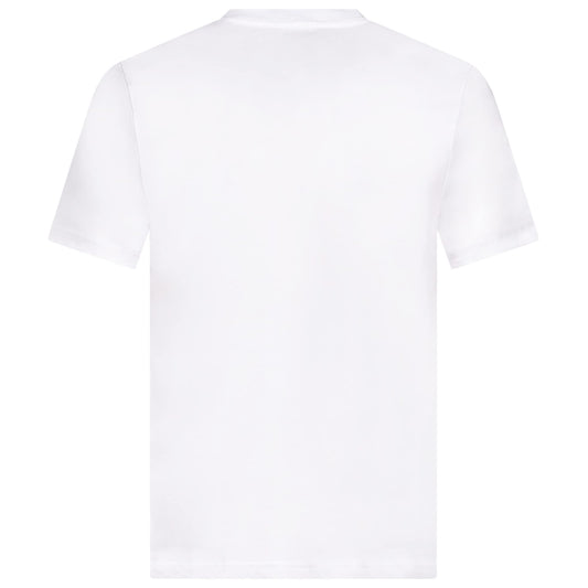 NIKE Mens T Shirt Court T Shirt Mens Swoosh Logo Tee Short Sleeve Classic T Shirt White DQ3944 100 New (UK, Alpha, L, Regular, Regular, White)