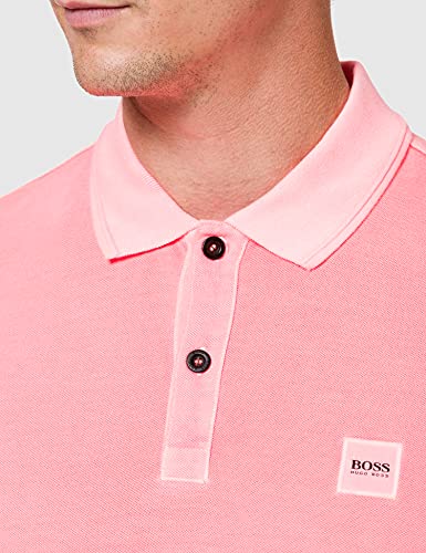 BOSS Men's Prime Polo Shirt, Open Red646, Small