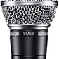 Shure SM58-LC Cardioid Dynamic Vocal Microphone with Pneumatic Shock Mount, Spherical Mesh Grille with Built-in Pop Filter, A25D Mic Clip, Storage Bag, 3-pin XLR Connector