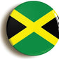 Ozorath JAMAICA FLAG BADGE BUTTON PIN (Size is 1inch/25mm diametr) REGGAE RASTAFARIAN JAMAICAN