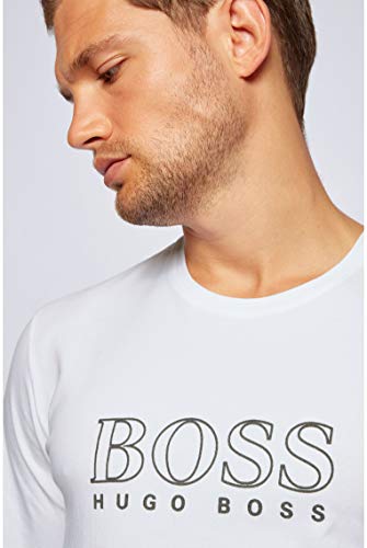 BOSS Men's Cosy T-Shirt Pajama Top, White100, XL