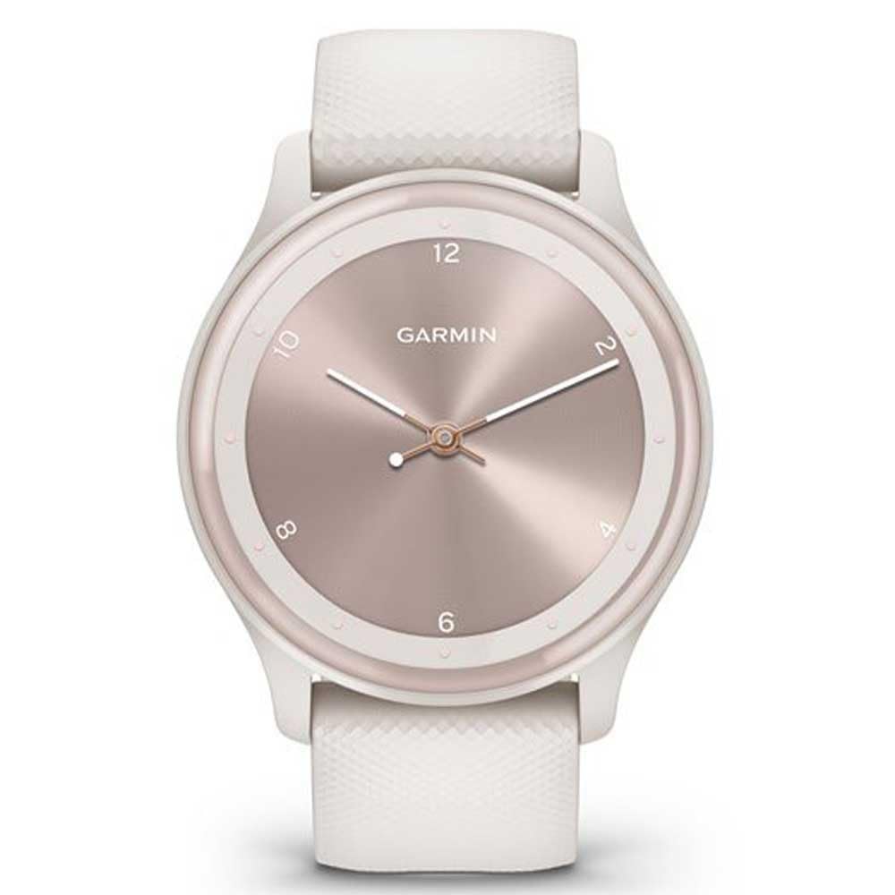 Garmin vívomove Sport, Hybrid Smartwatch with Health and Fitness functions, Hidden Touchscreen Display and up to 5 days battery life, Ivory