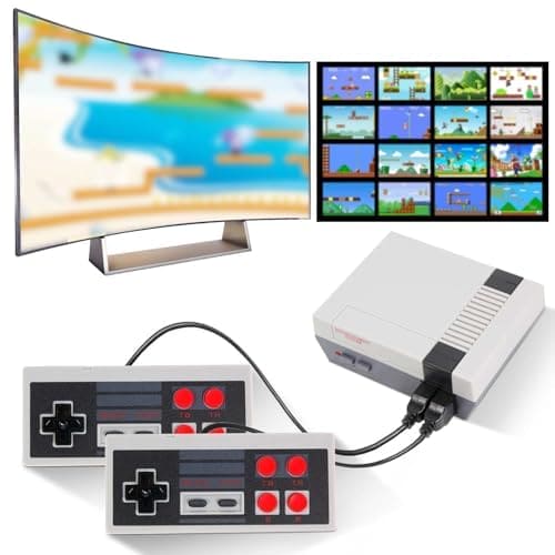 Retro Game Console, Video Game Console With Built-in Games Plug & Play Game System Classic Edition