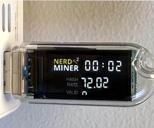 CEDER - Nerdminer V2 Mining Bitcoin BTC Miner Lightweight BTC Nerd Miner Fully Assembled (Lottery Miner) (T-Dongle)