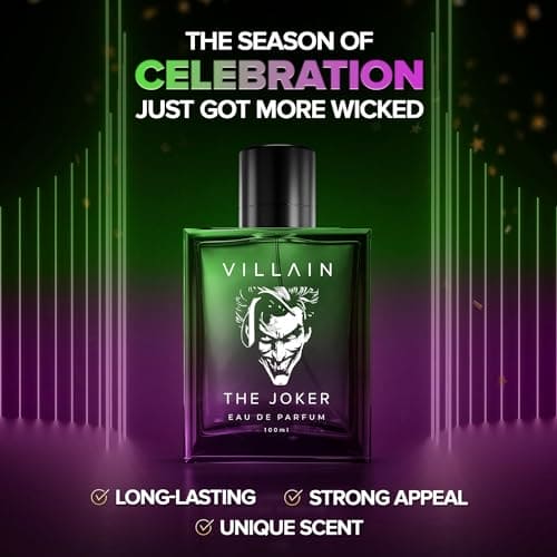 VLN The Joker Limited Edition EDP Perfume For Men 100ml | Premium Long Lasting Perfume | Woody Citrus Masculine Fragrance | Luxury Perfume for Men