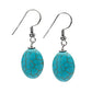 TreasureBay Stunning Handmade Natural Turquoise Gemstone Earrings for Women