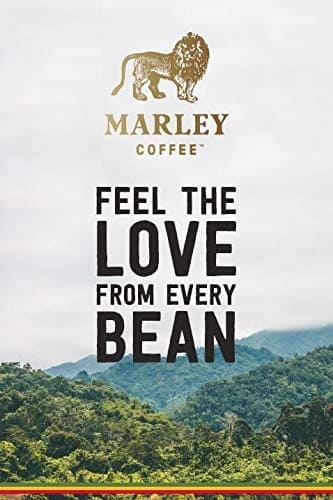 Decaffeinated Organic Ground Coffee 227g - Swiss Water Decaf - Medium Roast - Simmer Down Blend - Marley Coffee - From The Marley Family - V60 Filter Cafetiere Aeropress - Strength 3