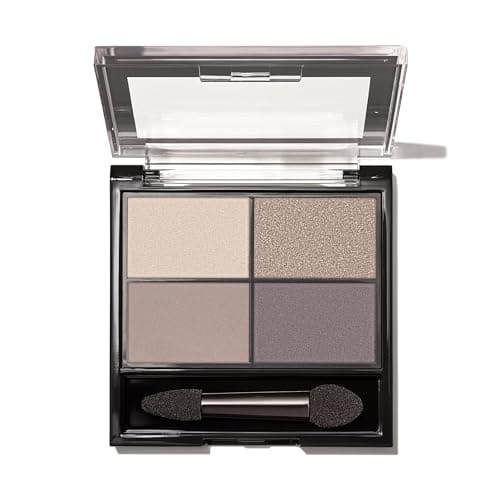 Revlon ColorStay Day to Night 24 Hour Eyeshadow Quad with Dual-Ended Applicator Brush, Longwear, Intense Color Smooth Eye Makeup for Day & Night, Matte & Shimmer Finish, Stunning (570) Unisex