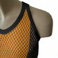 CRAZY LIZARD Jamaica String Vest in Classic Jamaica String Vests. Mesh Marina Vests Men with Rasta Colours Rasta String Muscle Vest Jamaican Clothing Mesh Marina