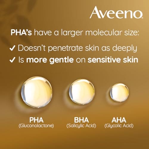 Aveeno Skin Renewal Gentle Body Scrub (1x 200ml), Gentle Exfoliator with Nourishing Prebiotic Oat, 2% Naturally-Derived PHA & Smoothing Niacinamide, Body Scrub for sensitive Skin