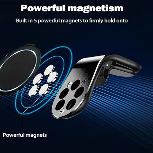 2 Sets Holder For Ooonos Co-driver No2 New Model 2024 Magnetic Speedometer Holder For Car Ventilation Slots Car Mount Air Vent Clip Speed Camera Detector Rack With Stable Support For Travelling