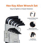 Amazon Basics Hex Key Allen Wrench 26 Set with Ball End