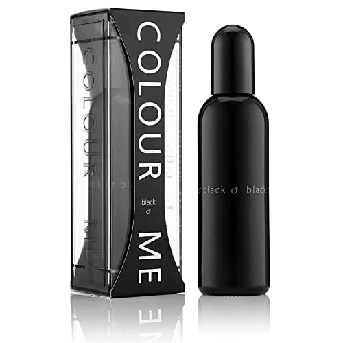 COLOUR ME Black Homme by Milton-Lloyd - Perfume for Men - Woody Chypre Scent - Opens with Bergamot and Grapefruit - Blended with Amber and Cardamom - For Attractive Gentlemen - 3 oz EDP Spray