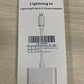 Headphone Adapter for iPhone, 3 in 1 iPhone to 3.5mm Headphone Jack Adapter, Dual Aux Audio iPhone Splitter Headphone and Charging, Earphone Adapter for iPhone 14/13/12/11/X/8/8plus/7/7plus/Pad/Pod