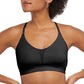 Champion, Soft Touch, Moisture Wicking, Light Support Sports Bra for Women, Black, Medium