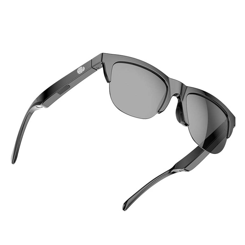 Tumuued Bluetooth V5.3 Sunglasses Glasses New Smart Sunglasses Glasses Call Outdoor Sports Headphones HIFI Black Technology Anti-Touch UV