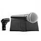 Shure SM48 Cardioid Dynamic Vocal Microphone with Shock-Mounted Cartridge, Steel Mesh Grille and Integral Pop Filter, A25D Mic Clip, Storage Bag, 3-pin XLR Connector, No Cable Included (SM48-LC)