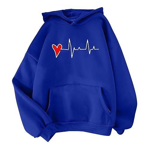 FJKVAVF Deals Day Sale Fleece Hoodie Blanket Long Ladies Fleece Tops Uk Woman T Shirt Long Sleeve Lightweight Hoodie Ladies Blue Oversized Hoodie Christmas Top Women Uk The Specials My Orders