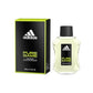 adidas Pure Game Eau De Toilette Spray for Men, 3.3 fl oz