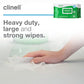 Clinell Universal Cleaning and Disinfectant Wipes for Surfaces - Pack of 200 Wipes - Multi Purpose Wipes, Kills 99.99% of Germs, Quick Action - 275mm x 200mm