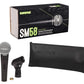 Shure SM58S Cardioid Dynamic Vocal Microphone with On/Off Switch, Pneumatic Shock Mount, Spherical Mesh Grille with Built-in Pop Filter, A25D Mic Clip, Storage Bag, 3-pin XLR Connector