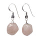 TreasureBay Stunning Handmade Natural Gemstone Earrings for Women (Rose Quartz)