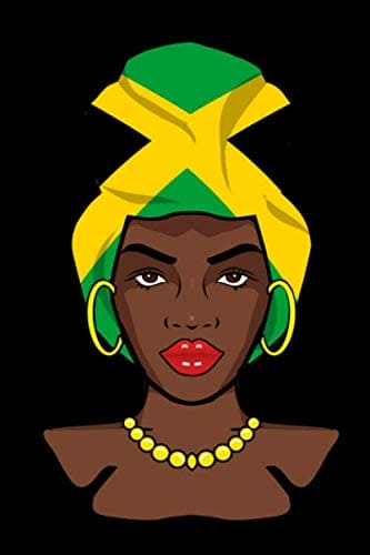 Jamaican Queen: One Love Blank Lined Notebook