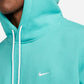 Nike Sportswear Solo Swoosh Men's Fleece Pullover Hoodie, Washed Teal/White, L